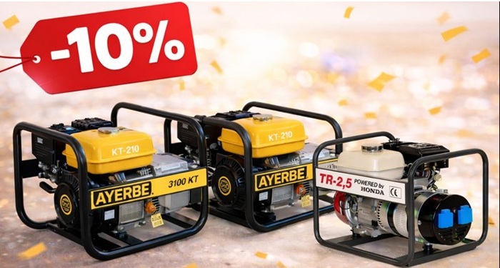 -10% на генератори: вигідна пропозиція від Ромстал!